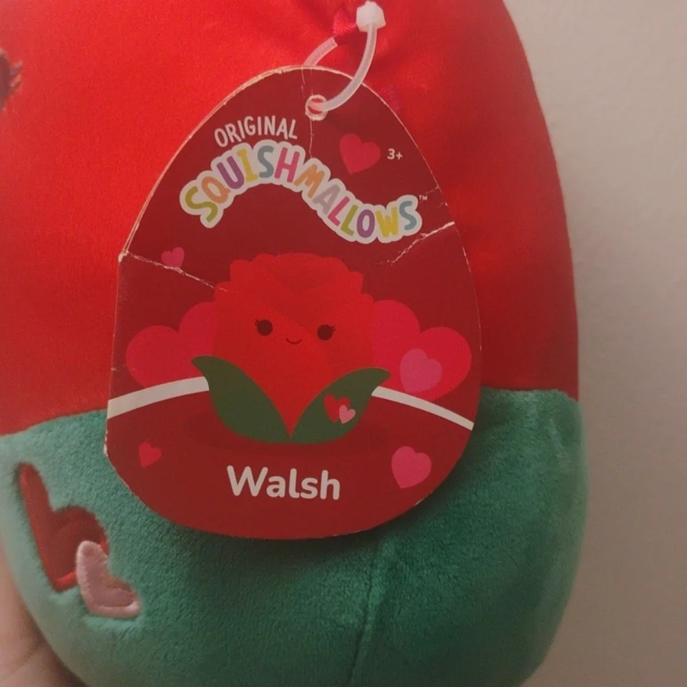 Squishmallows Walsh the Rose NWT 🌹 - Picture 2 of 7